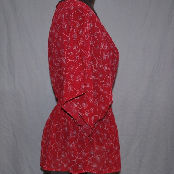 Mossimo Blouse Women's Red XL - Picture 4 of 5